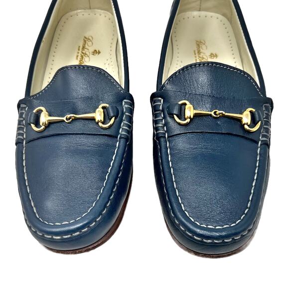 Vtg 90s Brooks Brothers Driving Moccasins Loafers size 7.5 Leather - Picture 10 of 16